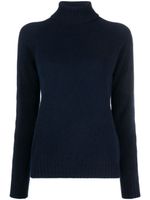 Drumohr roll-neck wool jumper - Bleu - thumbnail