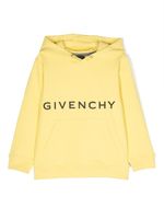 Givenchy Kids hoodie à logo imprimé - Jaune - thumbnail