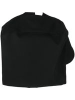 Comme Des Garçons haut crop en laine à design oversize - Noir