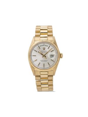 Rolex montre Day-Date 36 mm pre-owned - Argent