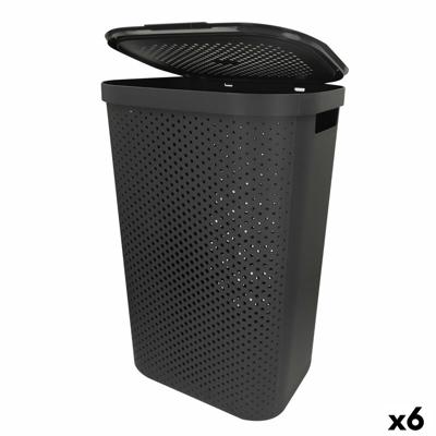 Wasmand Curver INFINITY Grijs Plastic 60 L 44 x 60 x 35 cm (6 Stuks)
