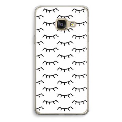 Wimpers: Samsung Galaxy A3 (2016) Transparant Hoesje