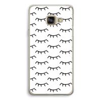 Wimpers: Samsung Galaxy A3 (2016) Transparant Hoesje