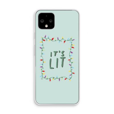 It's Lit: Pixel 4 Transparant Hoesje