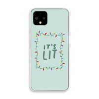 It's Lit: Pixel 4 Transparant Hoesje
