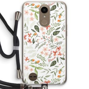 Sweet little flowers: LG K10 (2017) Transparant Hoesje met koord