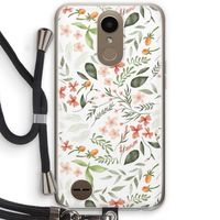 Sweet little flowers: LG K10 (2017) Transparant Hoesje met koord