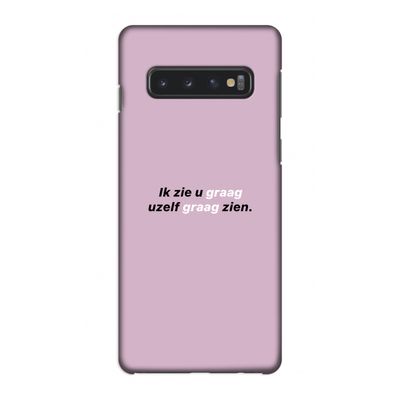 uzelf graag zien: Samsung Galaxy S10 4G Volledig Geprint Hoesje
