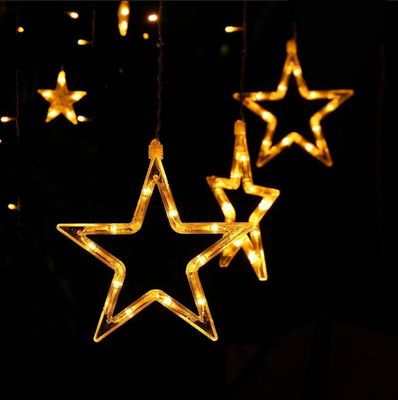 Solar kerstster op zonne-energie - Lichtsnoer met 3 sterren en warm wit licht Solar kerstster op zonne-energie - Lichtsnoer met 3 sterren en warm wit licht