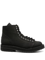 Yohji Yamamoto bottines en cuir à lacets - Noir - thumbnail