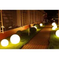 LUMISKY - Bedraad ballicht voor buiten LED - wit BOBBY - Ø50cm E27 voet