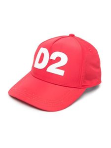 DSQUARED2 KIDS casquette à logo imprimé - Rouge