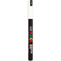 Uni-Posca Posca marker, afm pc-1mr, lijndikte 0,7 mm, extra-fijn, wit, 1 stuk