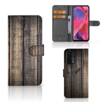 OPPO A54 5G | A74 5G | A93 5G Book Style Case Steigerhout - thumbnail