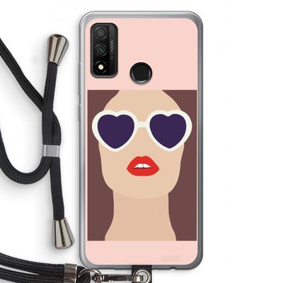 Red lips: Huawei P Smart (2020) Transparant Hoesje met koord