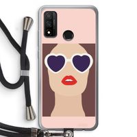 Red lips: Huawei P Smart (2020) Transparant Hoesje met koord