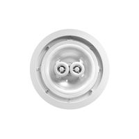 Aquasound Samba samba-dt (single stereo) - speaker - vochtbestendig - wit (afm. rond 230 mm) - spksambadt-w