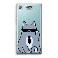 Cool cat: Sony Xperia XZ1 Compact Transparant Hoesje