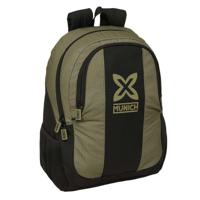 Schoolrugzak Munich West Zwart Groen 32 x 44 x 16 cm