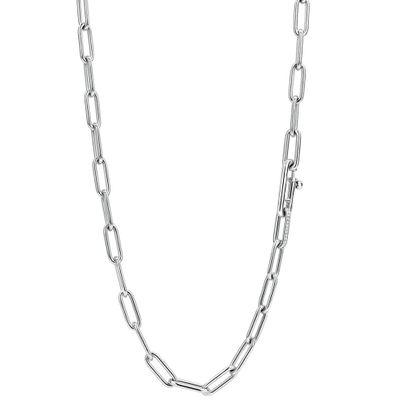 TI SENTO-Milano 3947ZI Ketting Closed For Ever zilver-zirconia wit 80 cm