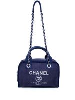 CHANEL Pre-Owned sac à main Cambon (2014-2015) - Bleu