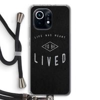 To be lived: Xiaomi Mi 11 Transparant Hoesje met koord