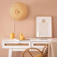 Rotan wandlamp met schakelaar en stekker &apos;Marnix&apos; E27 fitting 32 cm