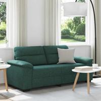 2-zitsbank donkergroen 140 cm stof