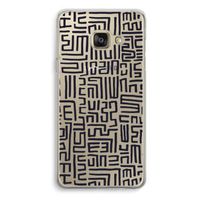 Moroccan Print: Samsung Galaxy A3 (2016) Transparant Hoesje