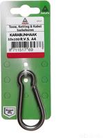 Karabijnhaak 10x100mm rvs - Deltafix Karabijnhaak 10x100mm rvs - Deltafix