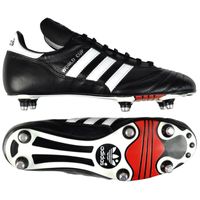 adidas Mundial World Cup IJzeren-Nop Voetbalschoenen (SG) Zwart Wit - thumbnail