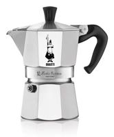 Bialetti Moka Express 0,2 l Aluminium, Zwart