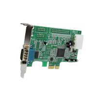 StarTech.com 1-poort Low Profile Native RS232 PCI Express Seriële Kaart met 16550 UART - thumbnail