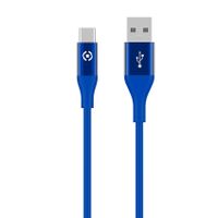 Celly - USB-Kabel Type-C, 1 meter, Blauw - Siliconen - Celly Feeling - thumbnail