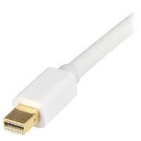 StarTech.com Mini DisplayPort-naar-HDMI-converterkabel 2 m 4K wit - thumbnail