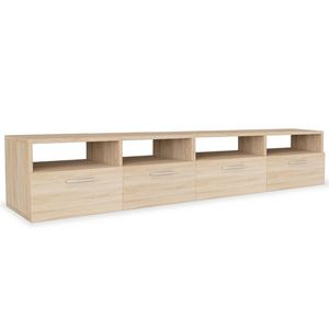 The Living Store tv-kasten - Moderne eiken - 95 x 35 x 36 cm - Stabiel - duurzaam