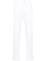 Kiton pantalon à taille élastiquée - Blanc