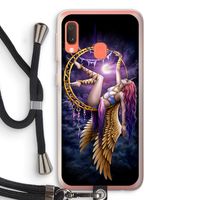 Aerial Angel: Samsung Galaxy A20e Transparant Hoesje met koord