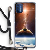 Omicron 2019: Motorola Moto G9 Plus Transparant Hoesje met koord