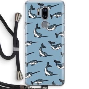 Narwhal: LG G7 Thinq Transparant Hoesje met koord