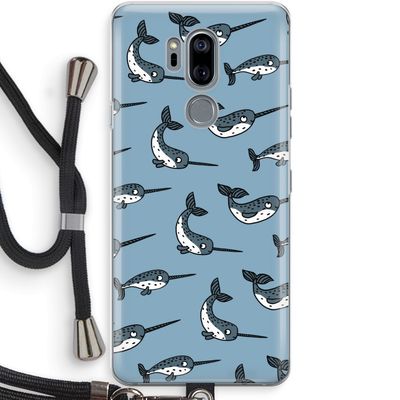 Narwhal: LG G7 Thinq Transparant Hoesje met koord