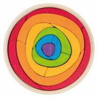 Goki houten puzzel oculus, 11st.