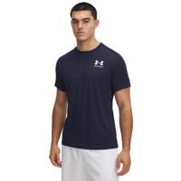 Under Armour HeatGear Fitted Ondershirt Donkerblauw Wit
