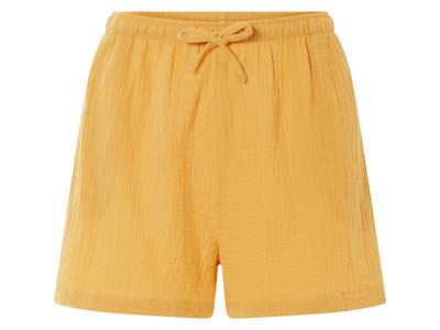 esmara Korte mousseline dames broek (Geel, M (40/42))