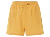 esmara Korte mousseline dames broek (Geel, L (44/46))