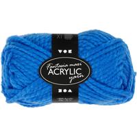 Creativ Company Fantasia acrylgaren, l: 35 m, maxi, blauw, 50 gr/ 1 bol