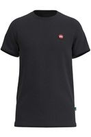 Kronstadt Regular Fit T-Shirt ronde hals zwart, Effen - thumbnail
