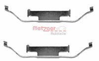 Accessoireset, schijfremblok METZGER, u.a. für BMW, Rover, MG