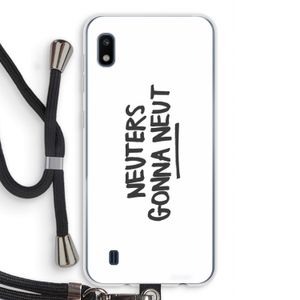 Neuters: Samsung Galaxy A10 Transparant Hoesje met koord