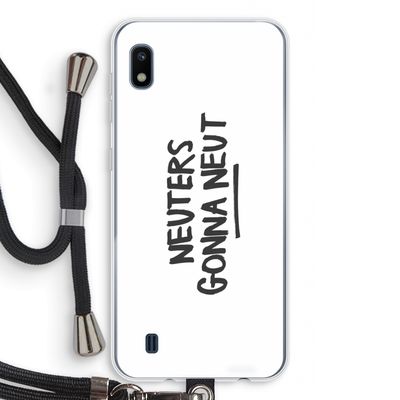 Neuters: Samsung Galaxy A10 Transparant Hoesje met koord